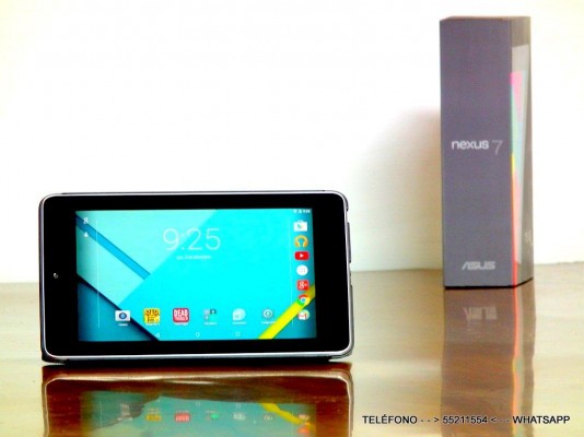 Tablet Asus Nexus 7 32GB Quad Core 1.2GHz Android 5.1 Lollipop mejor que Samsung Galaxy tab 4 y iPad 2 y mini