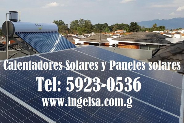 Calentador de agua Solar y Paneles Solares con tecnología IGMundial