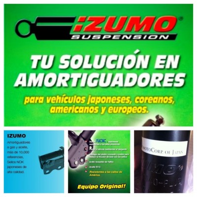 Amortiguadores, Izumo Plus, Izumo Ultra.