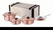 Bateria Excepcional de ollas y sartenes Ruffonis 100 Italiano Opus Cupra 10 Set cookware