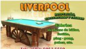 Mesas de Billar, Futillo, Pingpong, Poker LIVERPOOL