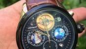 Reloj Nuevo Montblanc Cronografo Orbis Terrarrum Cristal Zafirado