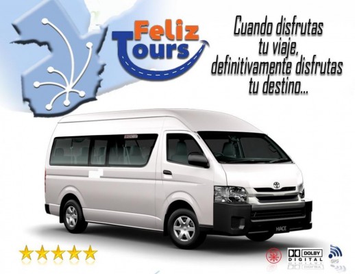 Microbuses para viajes y excursiones en Guatemala