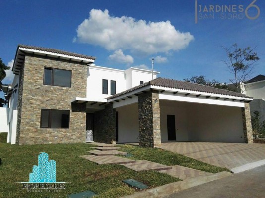 Casas Jardines de San Isidro, zona 16, cerca de cayalá, 4 habitaciones, 350 metros, precio $ 435,000.00 Jardines 6